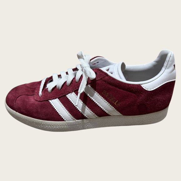 Adidas Gazelle Shoe - Burgundy - Size W6.5 / M5.5 - Gently Used, Great Condition - Picture 3 of 7